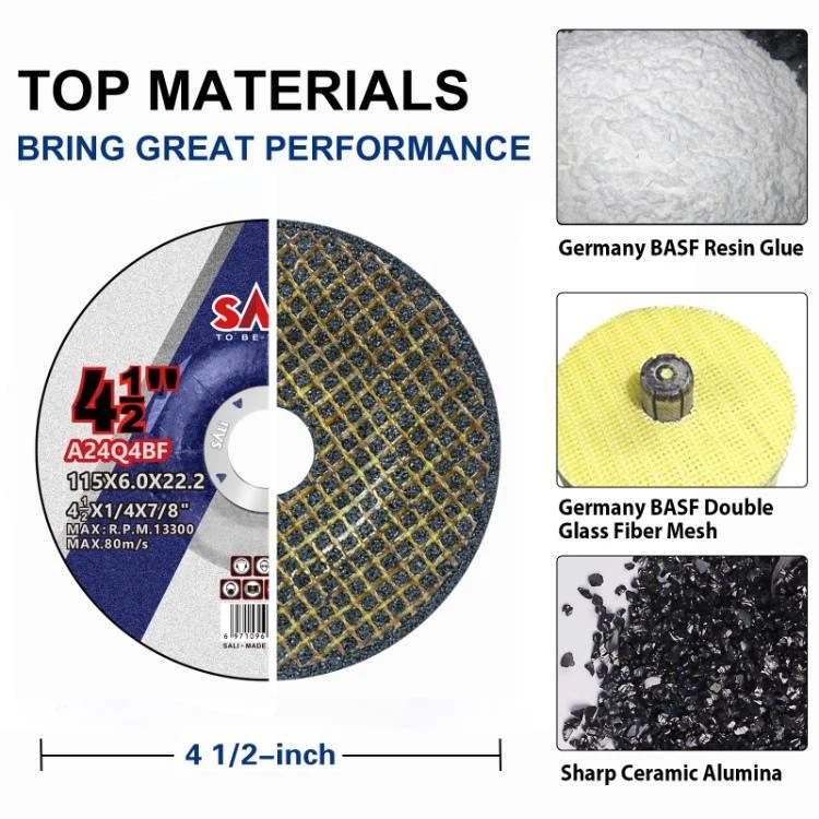 SALI Metal Grinding Wheel 115*6*22.2mm high quality